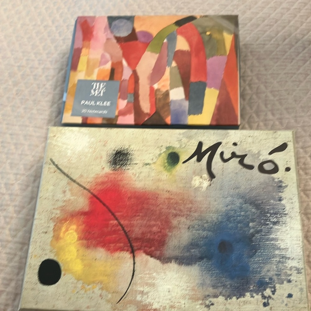 Set of 2 new unopened boxes of notecards. Box sets have multiple designs.
